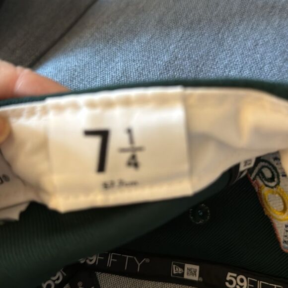 Los Angeles Dodgers New Era Logo 59 Mens Fitted Baseball Cap. Size 7.25 in. - Picture 7 of 10